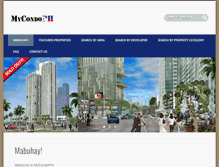 Tablet Screenshot of mycondoph.com